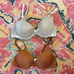 Pink bras
